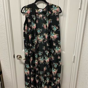 LuLaRoe Joy Vest - Unicorn HTF Print